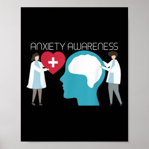 Selbstmordprävention - Bewusstsein für psychische Poster
