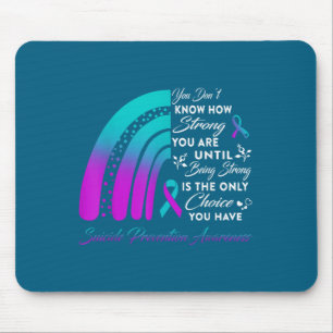 Selbstmordprävention Sei stark Psychische Gesundhe Mousepad