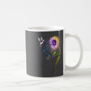 Selbstmordprävention Sonnenblume Kolibri  Kaffeetasse