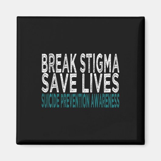 Selbstmordprävention Unterstützung Stigma brechen Magnet (Vorne)
