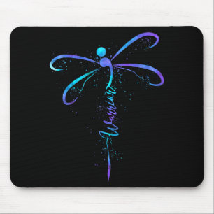 Selbstmordpräventions-Bewusstseins-Krieger Libelle Mousepad