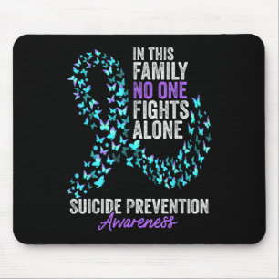 Selbstmordpräventions-Bewusstseinsmonat Schmetterl Mousepad