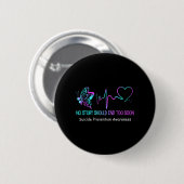 Selbstmordpräventions-Bewusstseinsmonats-Geschenk Button (Vorne & Hinten)