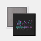 Selbstmordpräventions-Bewusstseinsmonats-Geschenk  Magnet (Vorderseite/Rückseite)