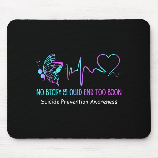 Selbstmordpräventions-Bewusstseinsmonats-Geschenk Mousepad (Vorne)