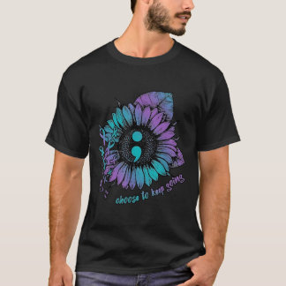 Selbstmordpräventions-Bewusstseinsshirt Wähle, es  T-Shirt
