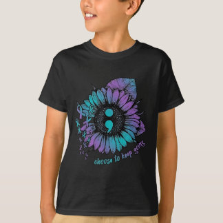 Selbstmordpräventions-Bewusstseinsshirt Wähle, es T-Shirt
