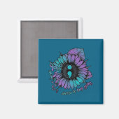 Selbstmordpräventions-Bewusstseinsshirt Wähle zu B Magnet (Vorderseite/Rückseite)