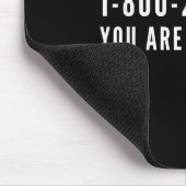 Selbstmordpräventions-Hotline 1-800-273-8255 Mousepad (Ecke)