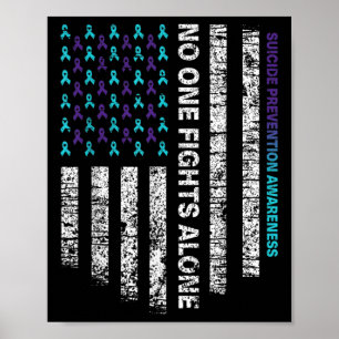 Selbstmordpräventions-Wochen-Shirt-Band Ame Poster