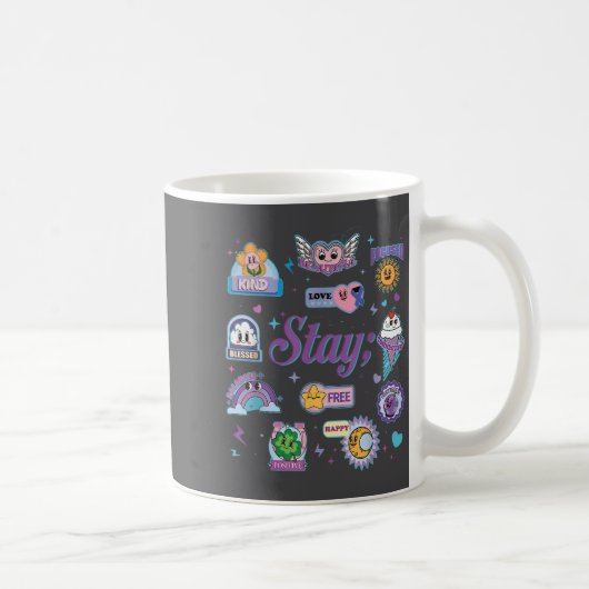 Selbstmordpräventionsbewusstsein Du bist genug Kaffeetasse (Rechts)