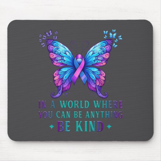 Selbstmordpräventionsbewusstsein In Einer Welt Sei Mousepad (Vorne)