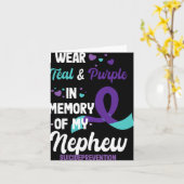 Selbstmordpräventionsbewusstsein in Erinnerung an Karte (Gelbe Blume)