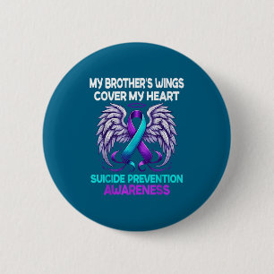 Selbstmordpräventionsbewusstsein Meine Brüder bede Button