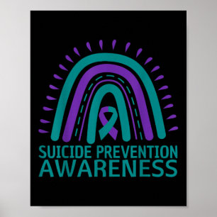 Selbstmordpräventionsbewusstsein Psychische Gesund Poster