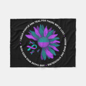 Selbstmordpräventionsbewusstsein Sagt Depression M Fleecedecke (Vorderseite (Horizontal))