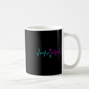 Selbstmordpräventionsbewusstsein Semikolon Bleib H Kaffeetasse