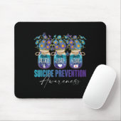 Selbstmordpräventionsbewusstsein Überlebender Kämp Mousepad (Mit Mouse)