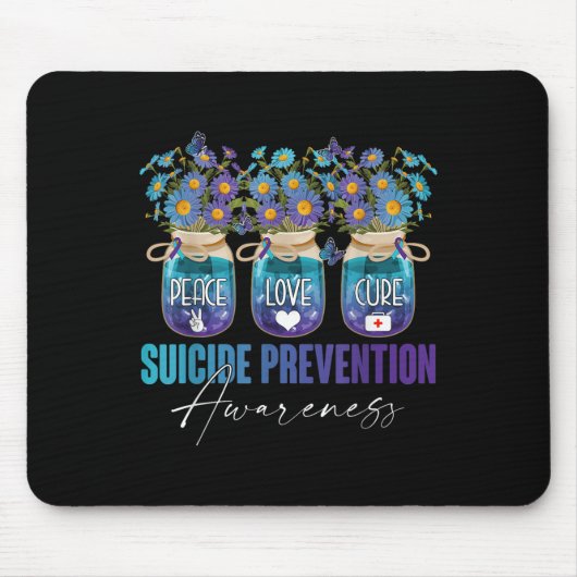 Selbstmordpräventionsbewusstsein Überlebender Kämp Mousepad (Vorne)