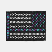 Selbstmordpräventionsbewusstsein Überlebender Unte Fleecedecke (Vorderseite (Horizontal))