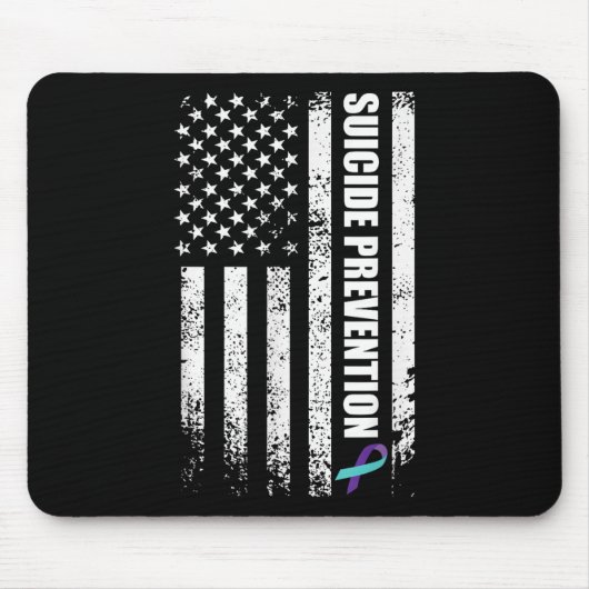 Selbstmordpräventionsbewusstsein Verhindere Selbst Mousepad (Vorne)