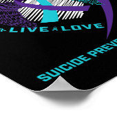 Selbstmordpräventionsgeschenke In liebevoller Erin Poster (Ecke)