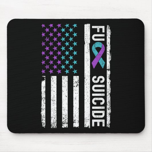 Selbstmordpräventionswoche Bewusstseinsmonat Ameri Mousepad (Vorne)