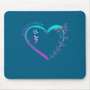 Selbstmordpräventionswoche Libellen-Herzband Sem Mousepad