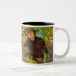 Selbstmordrettungsaktion Zweifarbige Tasse