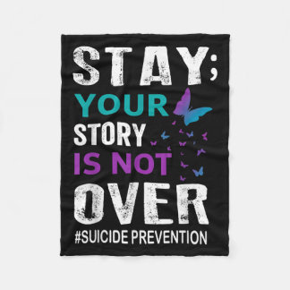 Selbstmordverhütung Bewusstsein Bleibe Geschichte  Fleecedecke
