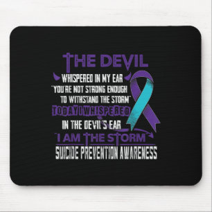 Selbstmordverhütung Bewusstsein, ich bin der Sturm Mousepad