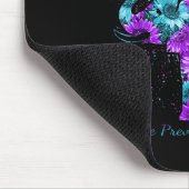 Selbstmordverhütung Bewusstsein Sonnenblumen Elefa Mousepad (Ecke)