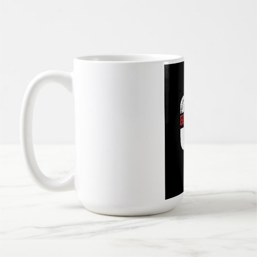 Selbstmotivations-T-Shirt  Kaffeetasse (Links)