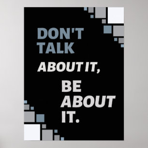 Selbstmotivationszitate Poster