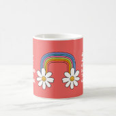 Selbstmotivierungsquotes Rainbow-Tasse Kaffeetasse (Mittel)