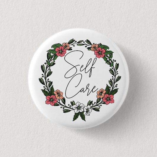 Selbstpflege Button (Vorderseite)