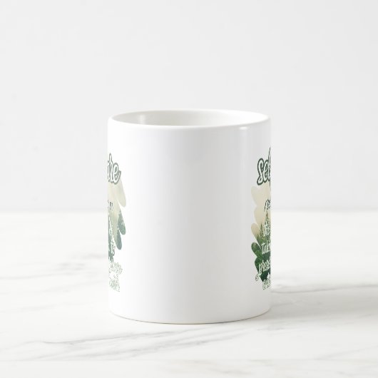 Selbstpflege Definition ästhetische grüne Liebe se Kaffeetasse (Mittel)