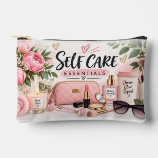 Selbstpflege-Essentials Florale Kosmetiktasche Zubehörtasche