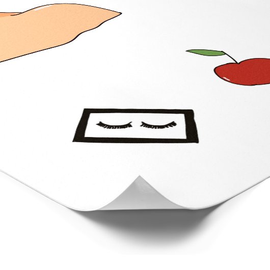 Selbstpflege, Modedarstellung Poster (Ecke)