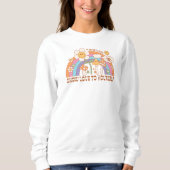 Selbstpflege Sweatshirt Trendy Retro Good Vibes Fr (Vorderseite)