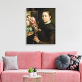 Selbstportrait, 1556 leinwanddruck (Insitu (Wohnzimmer))