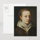 Selbstportrait, 1559-61 postkarte (Vorne/Hinten)