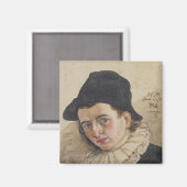 Selbstportrait, 1591 magnet (Vorderseite/Rückseite)
