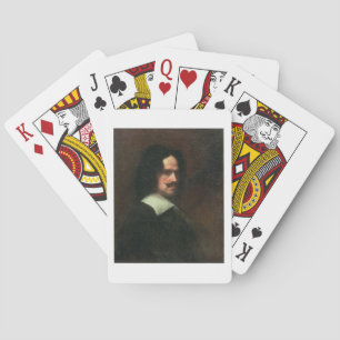 Selbstportrait, 1640 (Öl auf Leinwand) Spielkarten