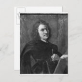 Selbstportrait, 1649 postkarte (Vorne/Hinten)