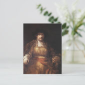 Selbstportrait 1658 postkarte (Stehend Vorderseite)