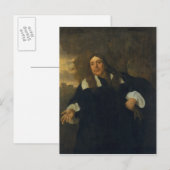 Selbstportrait, 1662 postkarte (Vorne/Hinten)