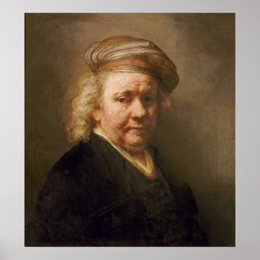 Selbstportrait, 1669 poster (Vorne)