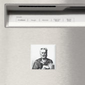 Selbstportrait, 1729 magnet (In Situ (Geschirrspüler))