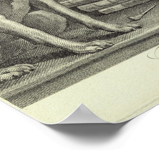 Selbstportrait, 1749 poster (Ecke)